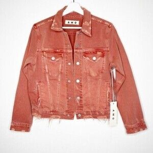 AMO Pop Distressed Denim Jacket